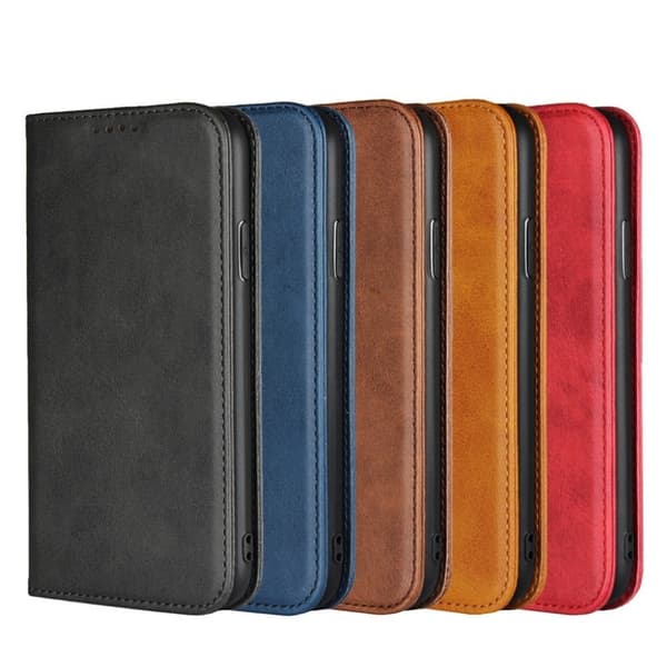 iPhone Xr beskyttende cover af syntetisk hud - Sort Black