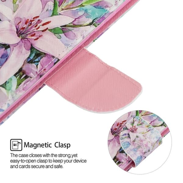 Wonderland iPhone 12 Pro Max flip etui - Smuk Blomst Multicolor