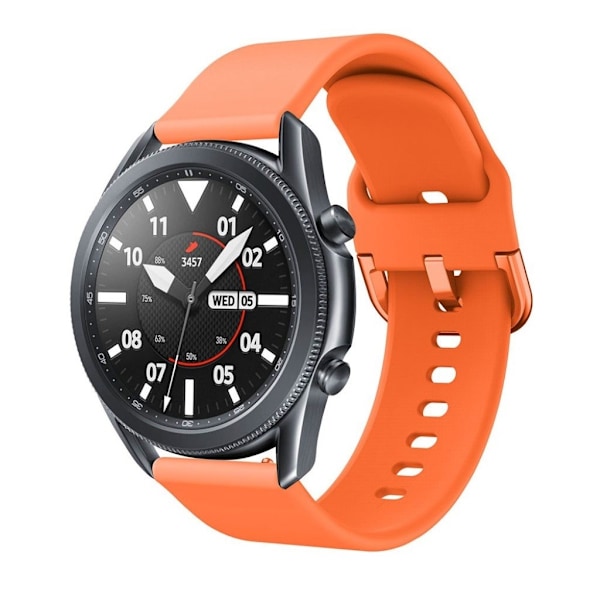 Samsung Galaxy Watch 3 (45mm) simple silikon klockarmband - orange Orange