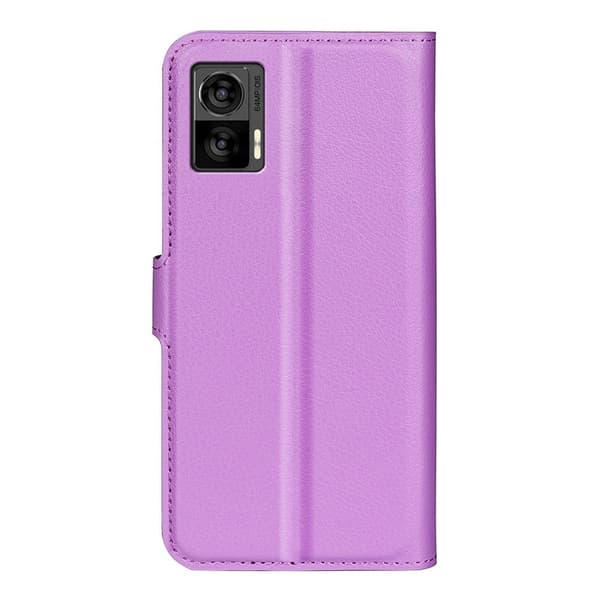 Classic Motorola Edge 30 Neo Läppäkotelo - Violetti Purple