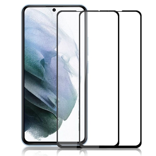 2 stk AMORUS ekstra stærk skærmbeskyttelse af glas til Samsung Galaxy S22 Transparent