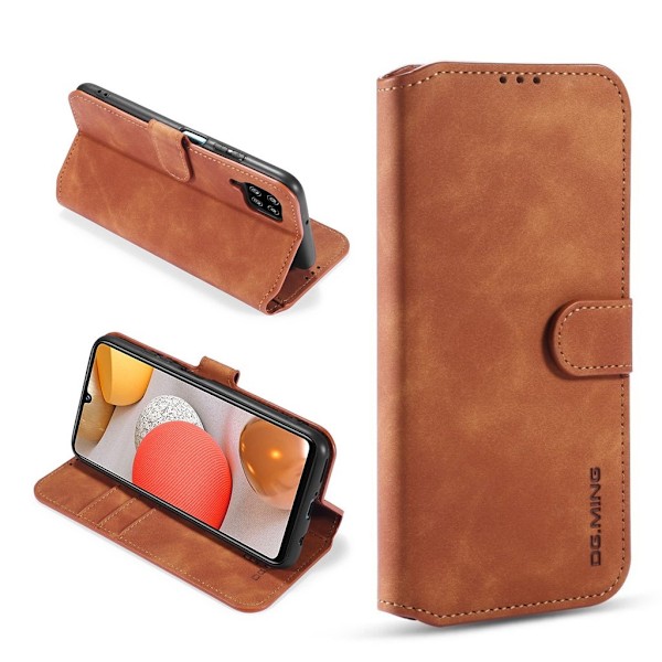 DG.Ming Retro Samsung Galaxy A42 5G fodral - Brun Brun
