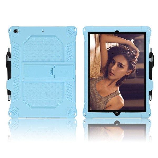 iPad 10.2 (2019) / Air (2019) durable silicone case - Baby Blue Blå