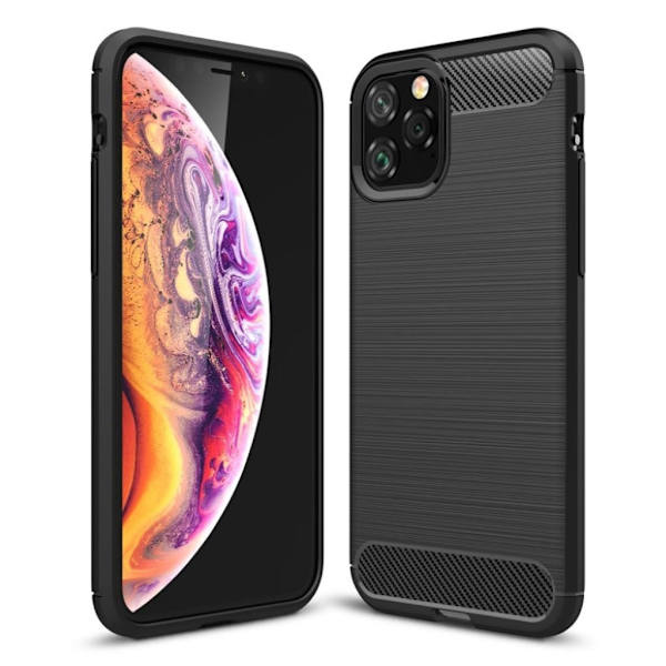 Carbon Flex iPhone 11 Pro deksel - Svart Black