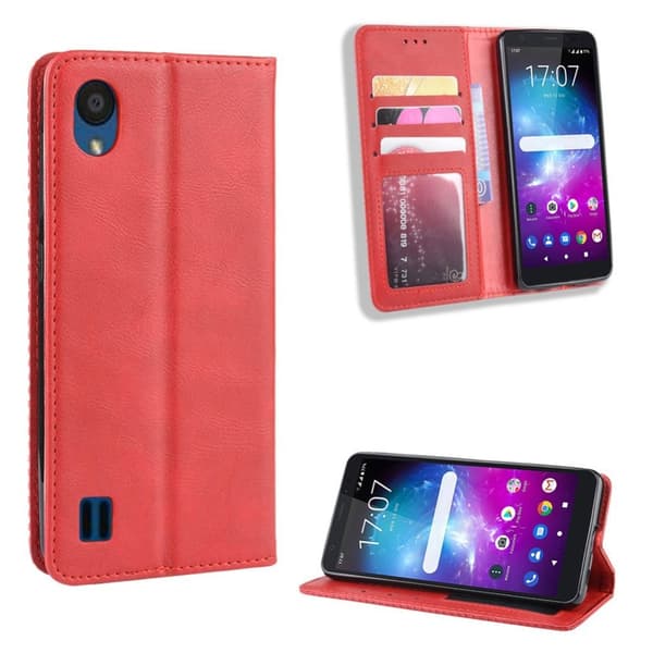 Bofink Vintage ZTE Blade A5 2019 kotelot - Punainen Red