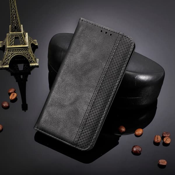 Bofink Vintage OnePlus 9RT 5G Læretui - Svart Black