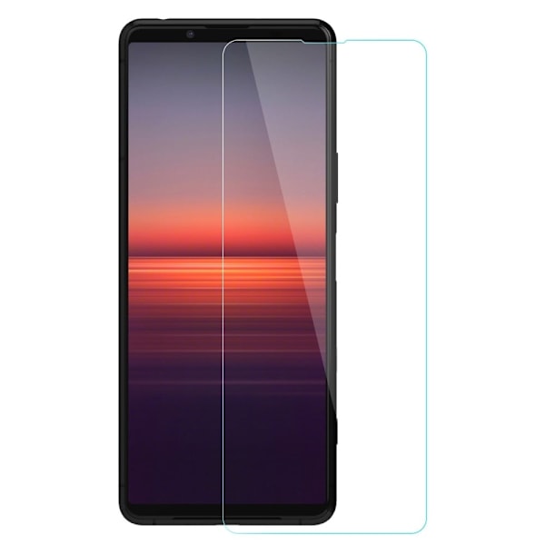 AMORUS kaari reuna karkaistua lasia näytönsuoja Sony Xperia 5 II:lle Transparent