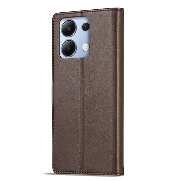 LC.IMEEKE Xiaomi Redmi Note 13 Pro 4G flip case - Ruskea Brown