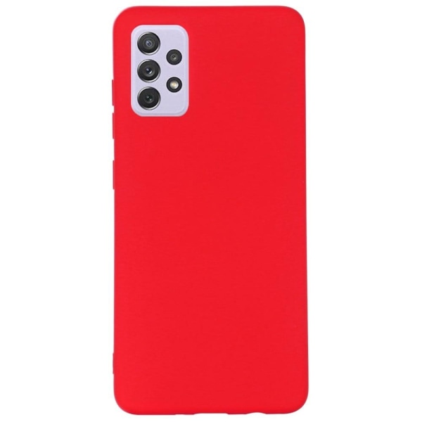 Matte Liquid Samsung Galaxy A73 silikone cover - Rød Red