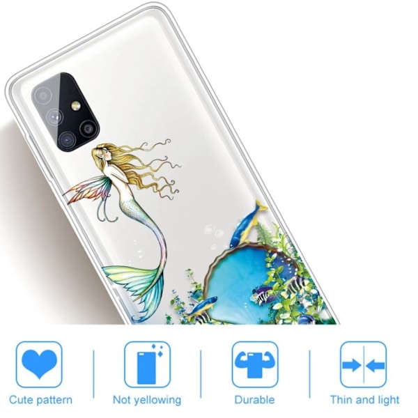 Deco Samsung Galaxy M51 Etui - Mermaid Multicolor