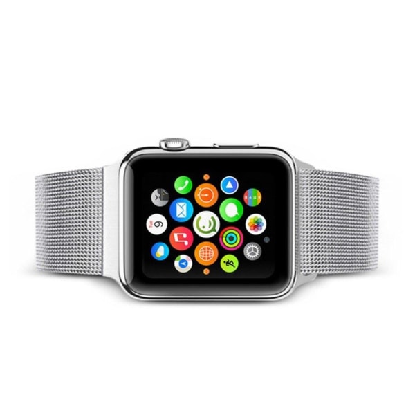 Apple Watch 42mm urrem af rustfrit stål Silver grey