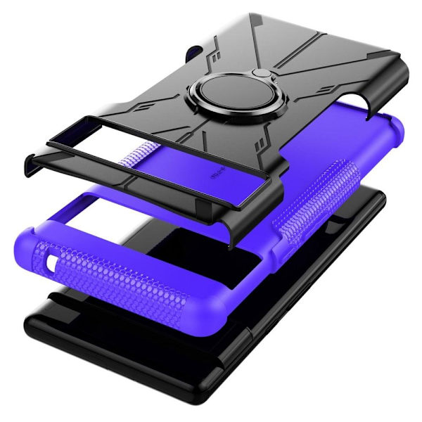 Kickstand-skydd med magnetisk platta för Google Pixel 6 Pro - Lila Lila