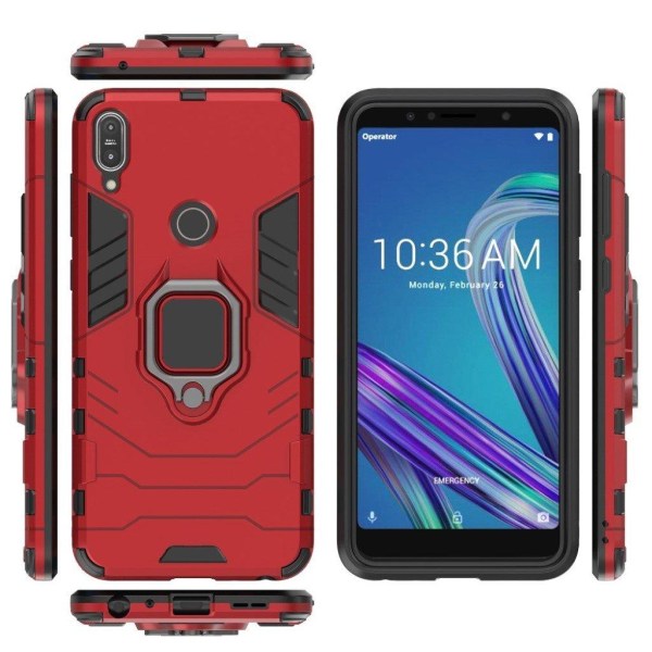 Ring Guard kotelo - ASUS ZenFone Max Pro (ZB602KL) - Punainen Red