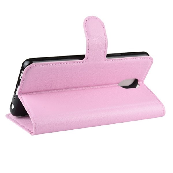 Classic LG K30 (2019) flip kotelot - Vaalea pinkki Pink