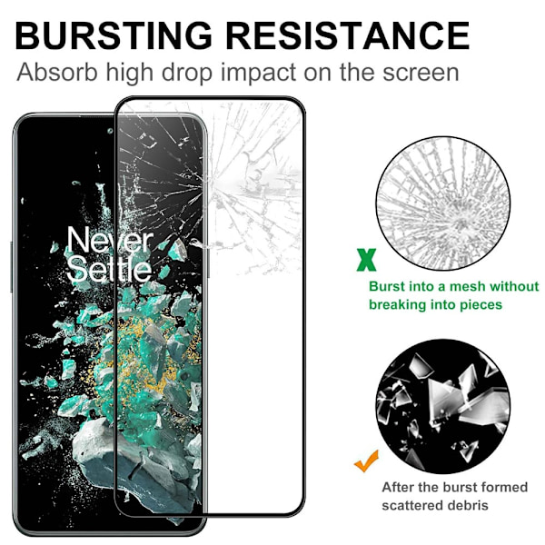Berøringsfølsomt hærdet glas til OnePlus Ace Pro / OnePlus 10T Transparent