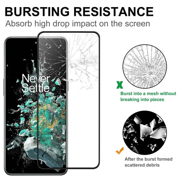 OnePlus Ace Pro / OnePlus 10T kosketusherkkä ja temperoitu suojalasi Transparent