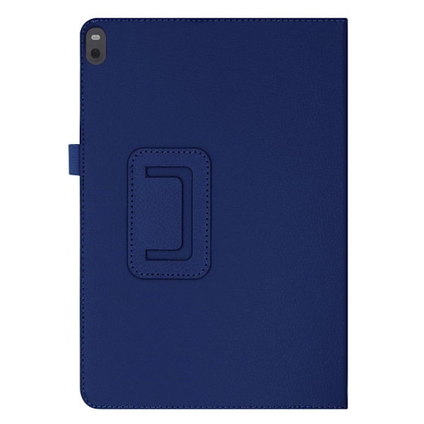 Lenovo Tab M10 litchi tekstuuri nahkakotelo - Tummansininen Blue