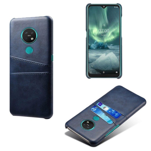 Dual Card cover - Nokia 7.2 / 6.2 – Blå Blue