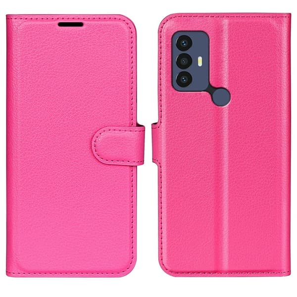 Classic Tcl 306 / 305 / 30e / 30se Flippetui - Rose Pink