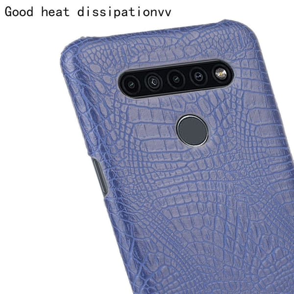 Croco LG K41S deksel - Mørkeblå Blue