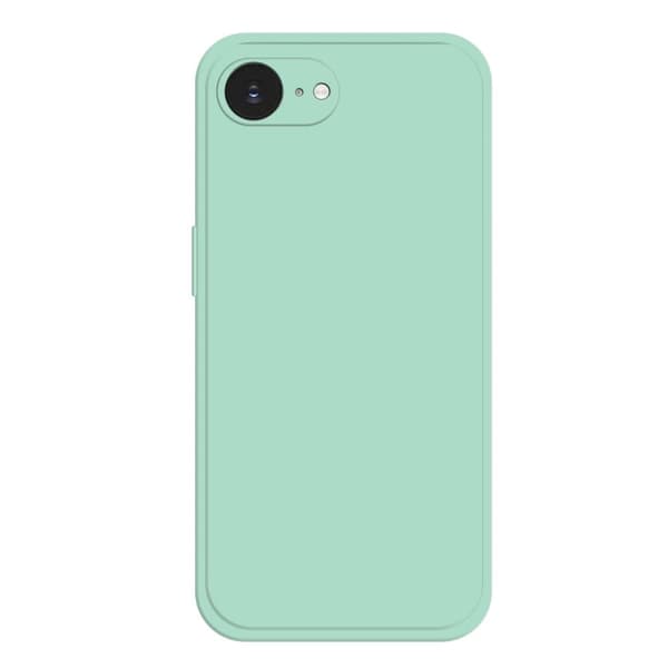 iPhone 16e fleksibelt etui med rett kantbeskyttelse Telefondeksel Green