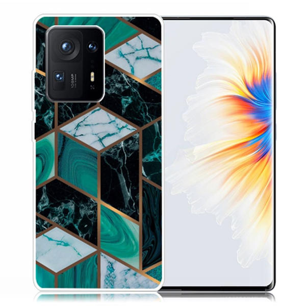 Marble Xiaomi Mix 4 Suojakotelo - Emerald Marble Green