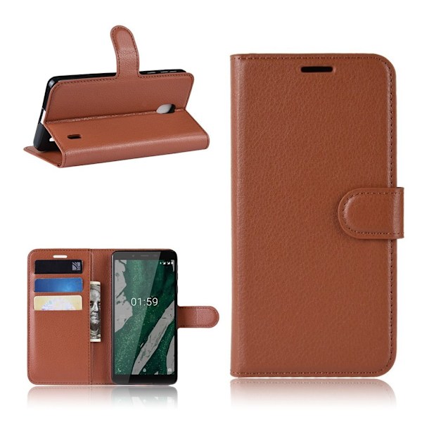 Classic Nokia 1 Plus etui – Brun Brown