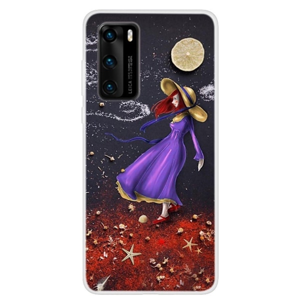 Deco Huawei P40 deksel - Skjønnhet og sjøstjerne Multicolor