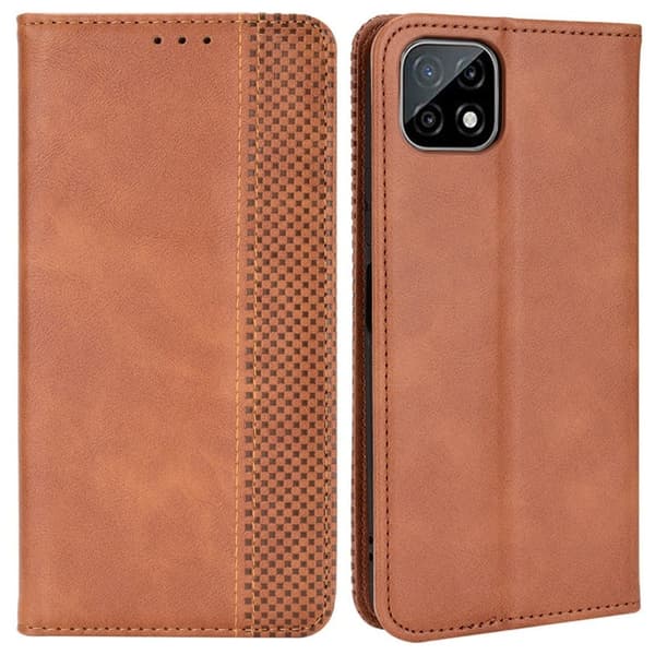 Bofink Vintage Wiko T3 Læder Etui - Brun Brown