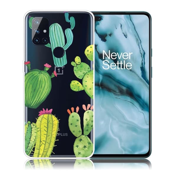 Deco OnePlus Nord N10 5G Etui - Kaktus Green