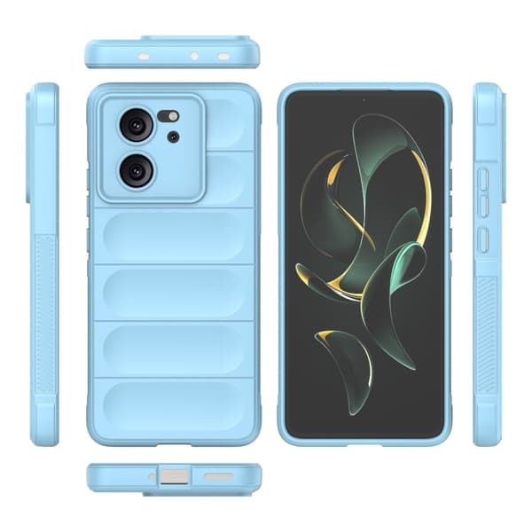 Blødt grebsformet cover til Xiaomi Redmi K60 Ultra - Blå Blue