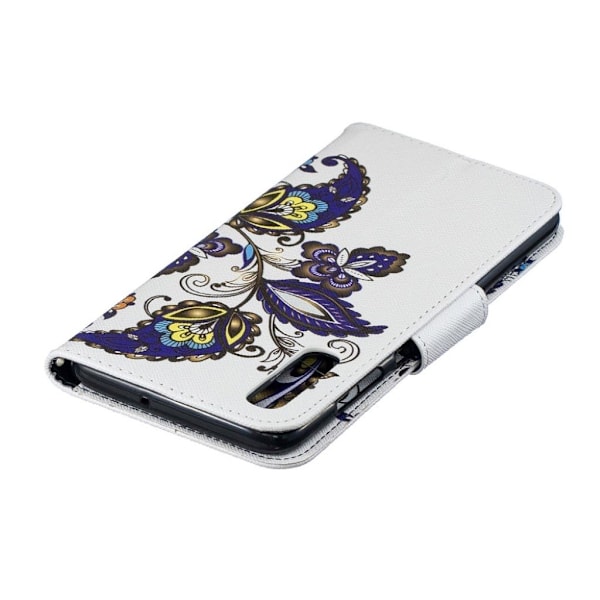 Butterfly läder Samsung Galaxy A70 fodral - Flerfärgad multifärg