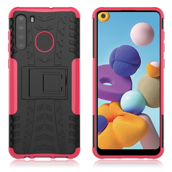 Offroad Samsung Galaxy A21 deksel - Rose Black