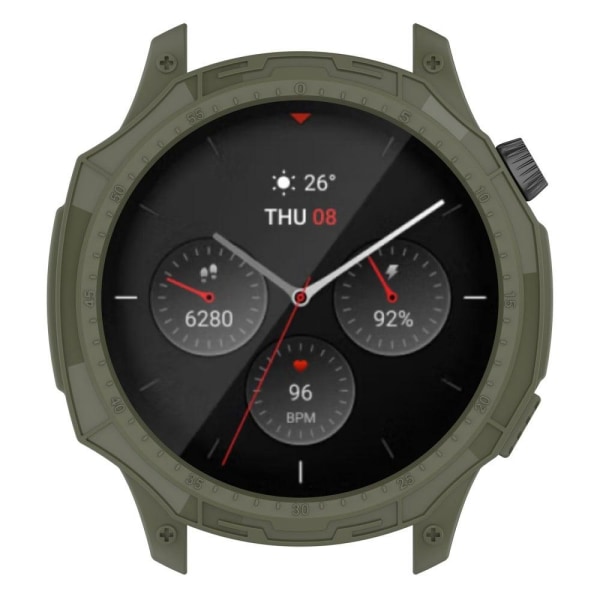 Amazfit GTR 4 46mm dial plate style protective cover - Jungle Gr Green