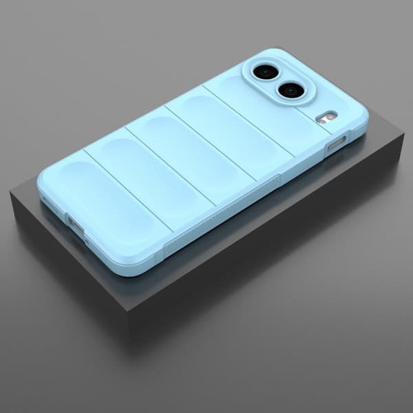 Blødt grebsformet OnePlus Nord 4 cover - Babyblå Blue