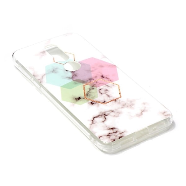 Nokia 7.1 marmor mønster etui - stil S Multicolor