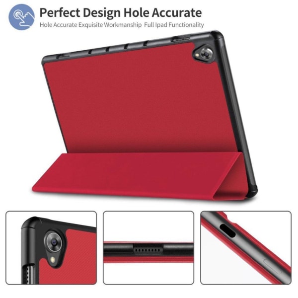 Huawei MediaPad M6 10.8 tri-fold leather case - Red Röd