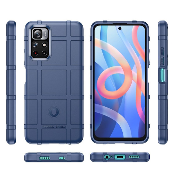 Rugged Shield Xiaomi Redmi Note 11T 5G kotelot - Sininen Blue