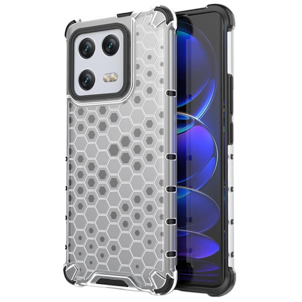 Bofink Honeycomb Xiaomi 13 Pro Etui - Grå Silver grey