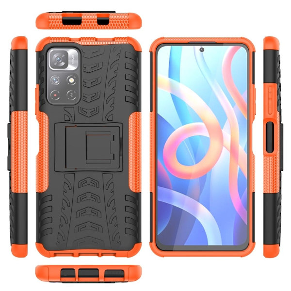 Offroad Etui Xiaomi Redmi Note 11 / Poco M4 Pro 5g - Orange Orange