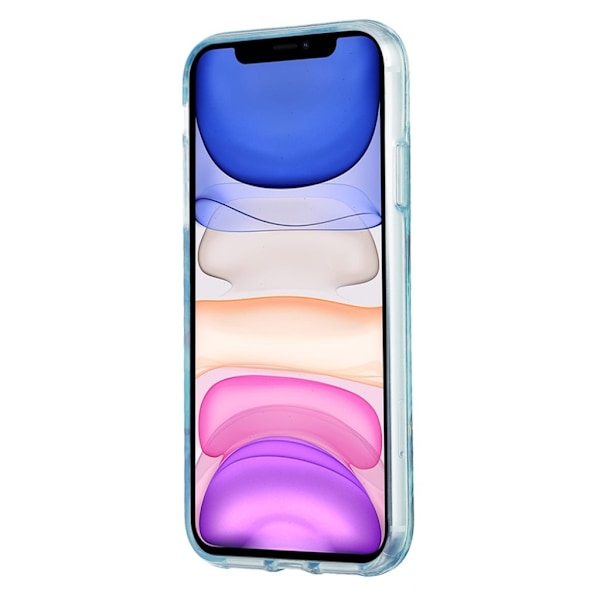 Marmormotiv iPhone 11 skal - Grön / Blå Grön