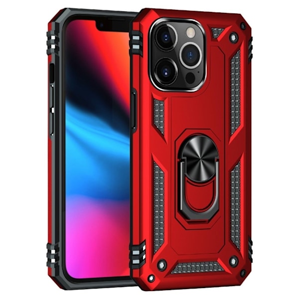 Bofink Combat iPhone 13 Pro Max Suojakotelo - Punainen Red
