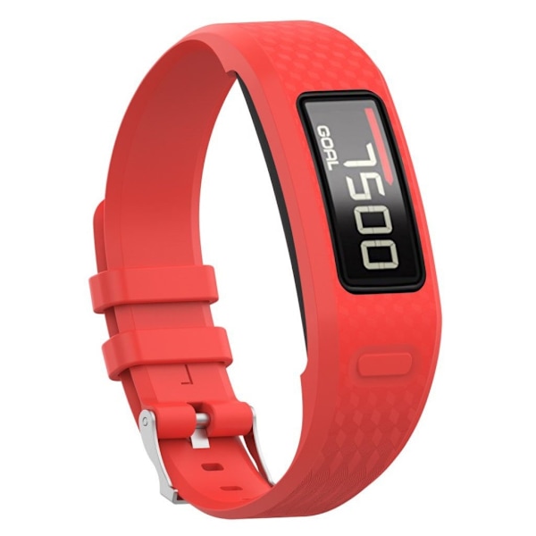Garmin Vivofit 2 Joustava Silikooni Vaihdettava Kellon Ranneke - koko L, Punainen Red