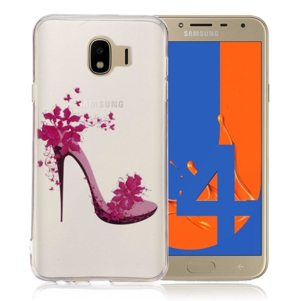 Samsung Galaxy J4 (2018) kuvioinen printti ohut suojakotelo - Korkkarit Pink