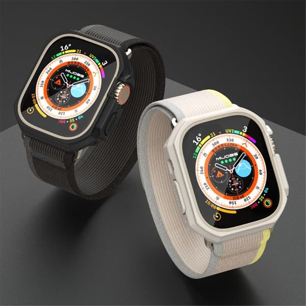 Apple Watch Ultra beskyttelsescover - Grå Silver grey