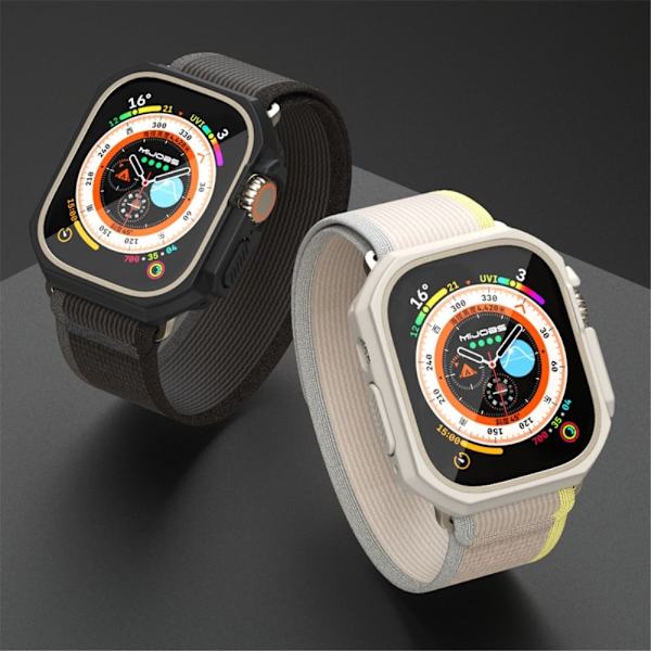 Apple Watch Ultra -suojakuori - Harmaa Silver grey