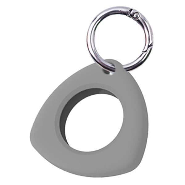 AirTags trekantsilikoneovertræk - Grå Silver grey