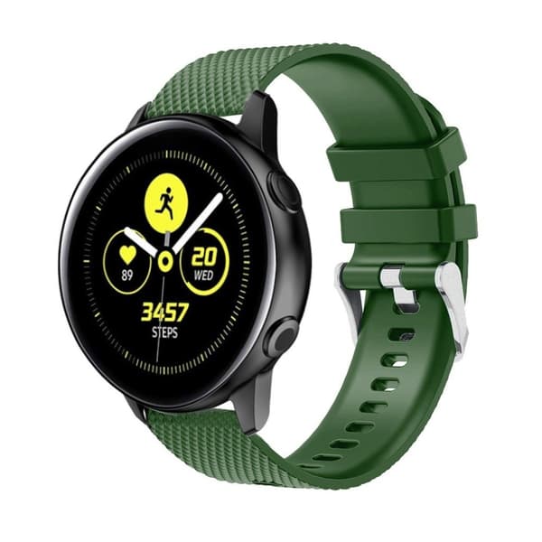 Samsung Galaxy Watch Active klockarmband i silikon - Grön Grön