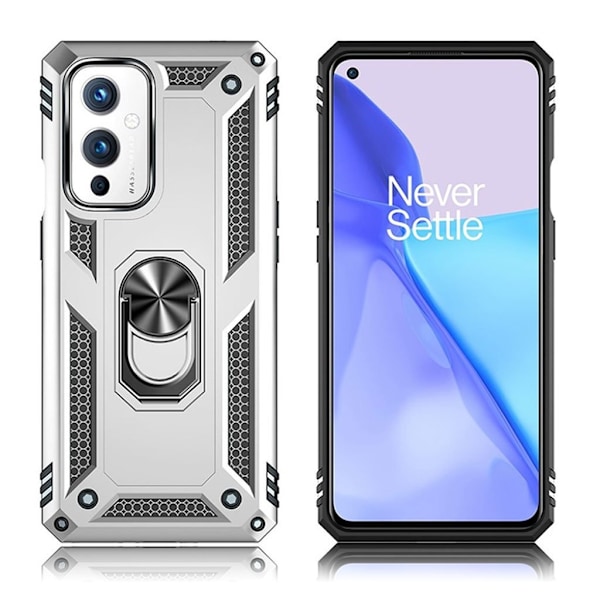 Bofink Combat OnePlus 9 deksel - Sølv Silver grey