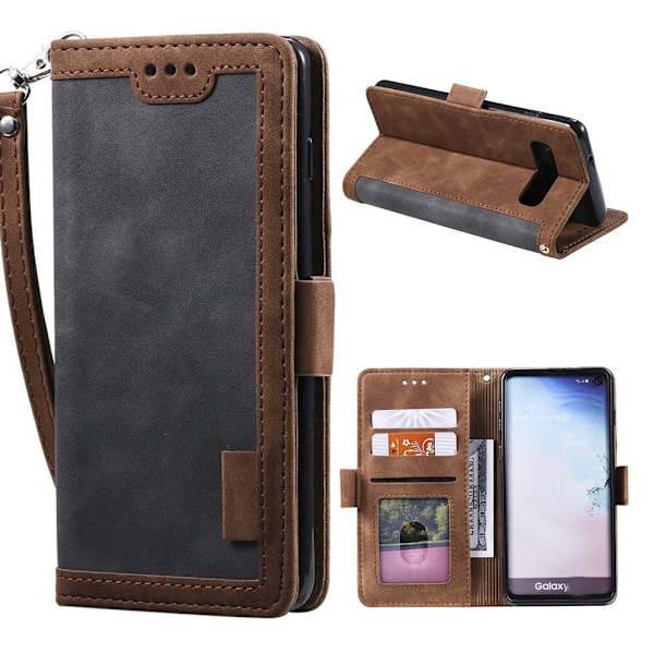 Surburbian Samsung Galaxy S10 Plus kotelot - Harmaa Silver grey